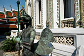 Bangkok Grand Palace, Wat Phra Keow (temple of the Emerald Buddha). Yod Nok Tantima or Tantima bird, guarding the Viharn Yod. 